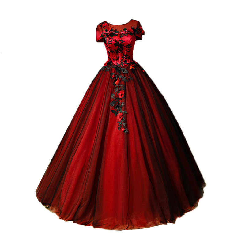 Red and Black Sweet 16 Dresses