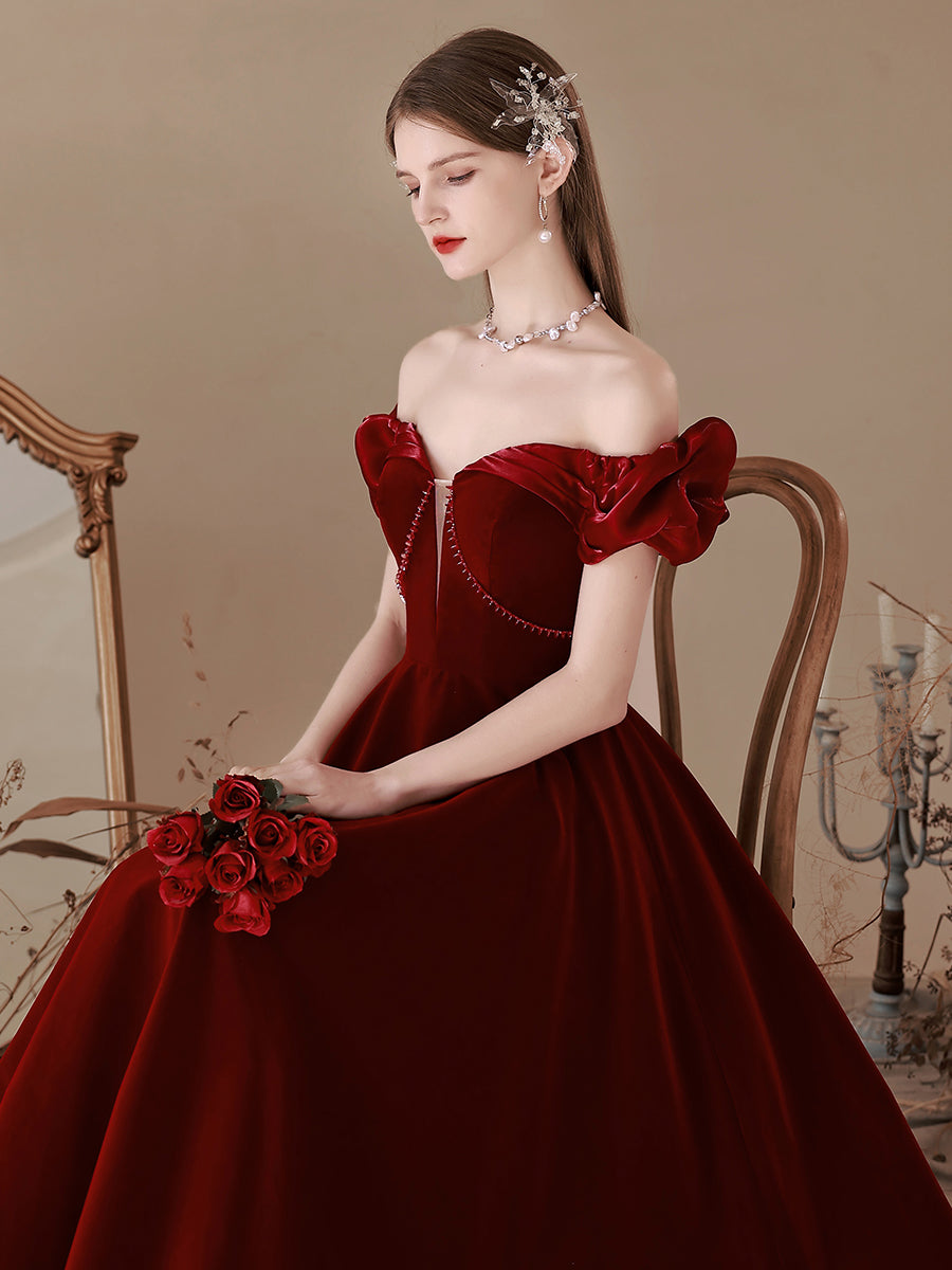 Blood red formal dress hotsell